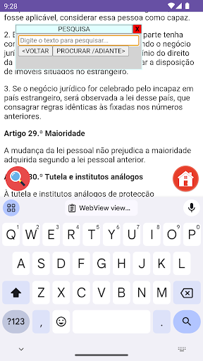 Código Cívil Angolano Screen 2