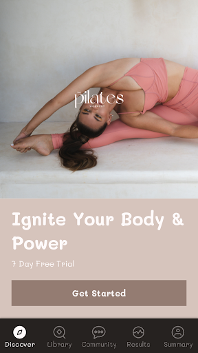 Android application The Pilates Workout screenshort