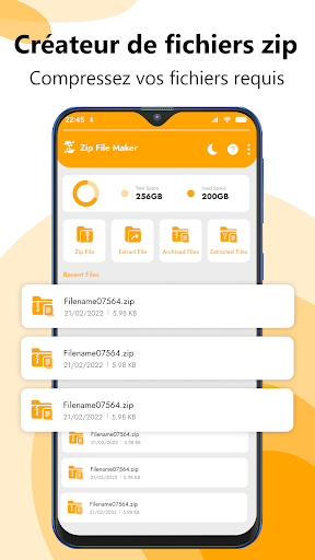 Aperçu de l'application