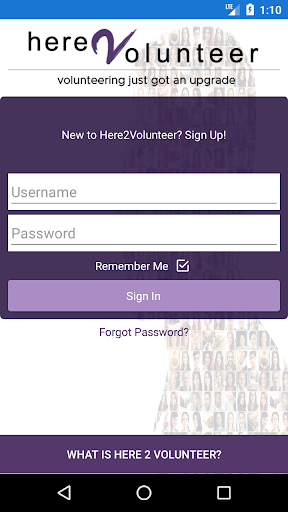 Here2Volunteer Screen 2
