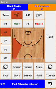 Easy Basketball Stats Screenshot