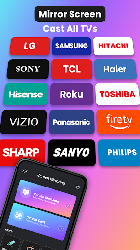 Android application Screen Mirroring for all TV screenshort