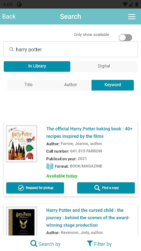 Android application Waukegan Public Library screenshort