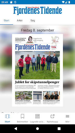Android application Fjordenes Tidende eAvis screenshort
