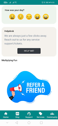 Android application OzaiLiving screenshort