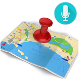 Voice Navigation Driving Route icon