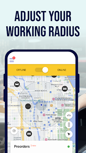 Android application AONE Ride Driver screenshort