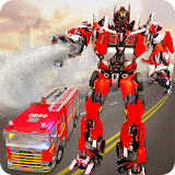 Robot Transformation Fire Truck: Real Robot Wars icon