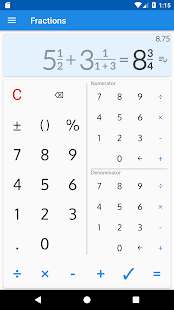 Fractions: calculate & compare  Screenshots 1