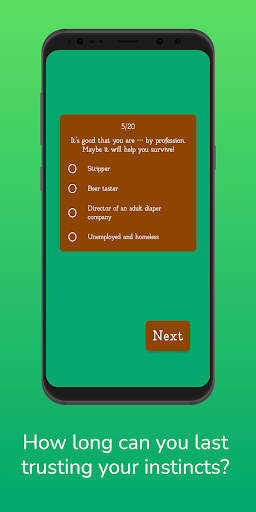 Wildlife Survival Test Screen 3