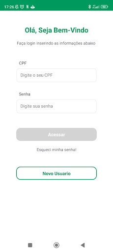 Android application Unimed Uberlândia screenshort