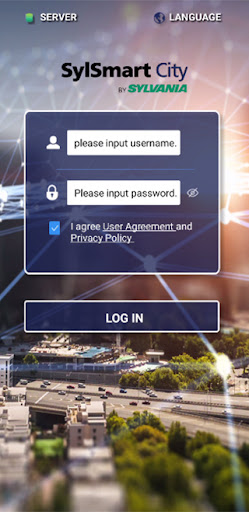 Android application SylSmart City screenshort