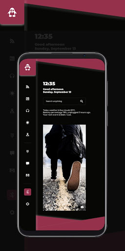 Android application Tux - Preset KLWP Pro screenshort