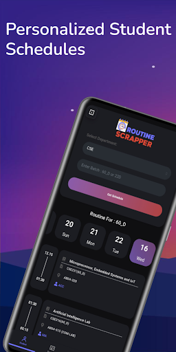 DIU Routine Scrapper Screen 2
