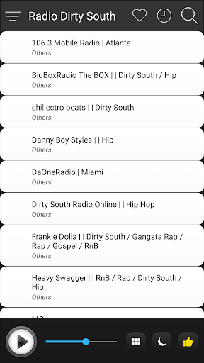 Dirty South Radio FM AM Music Screen 3