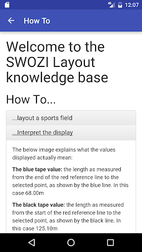 Sports Field Layout Screen 2