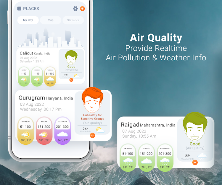 AQI Monitor & Weather Forecast - 1.5 - (Android)