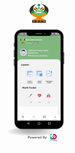 Android application SIPENSIL RSUD screenshort