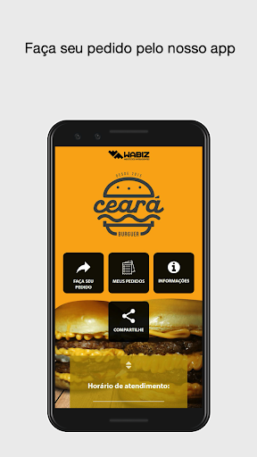 Android application Ceará Burguer screenshort