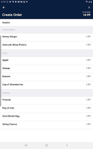 RC Order Receiver Screen 2