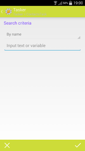 ContactsTask Screen 2