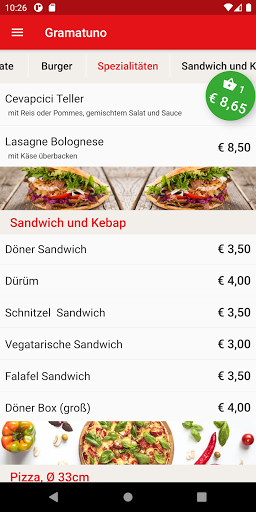 Pizzeria Gramatuno Screen 3