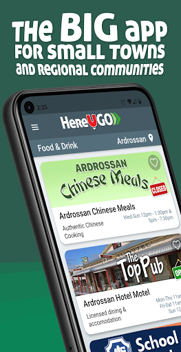 Android application HereUGO screenshort
