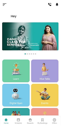 Android application Seniors Hive screenshort