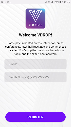 VDROP Connect Screenshot 1 - AppWisp.com