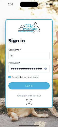 Android application Secure Passages Software screenshort