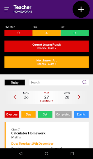 Android application Homework4 screenshort