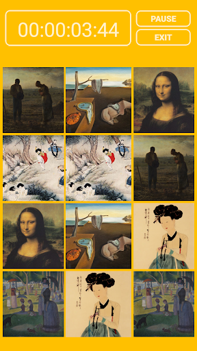 Memory Game with Masterpieces - Light