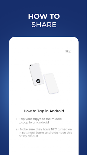 Android application Tapyo screenshort