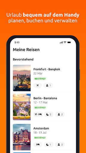 Screenshot of weg.de: Urlaub & Reisen buchen
