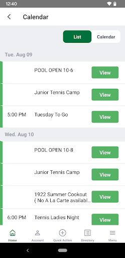 Benvenue Country Club Screen 3