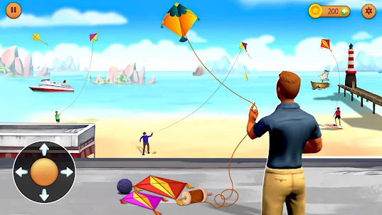 Kite Flying Sky Battle Games