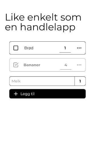 Timli - Felles handleliste Screen 3
