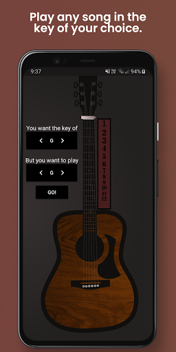Android application Capo Placement screenshort