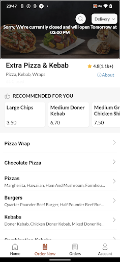 Extra Pizza & Kebab Screen 3