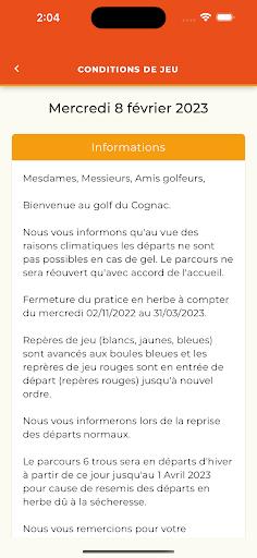 Golf du Cognac Screen 3