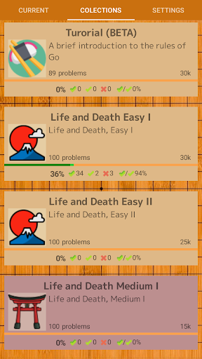 Go Master, Tsumego Go Problems Screen 2