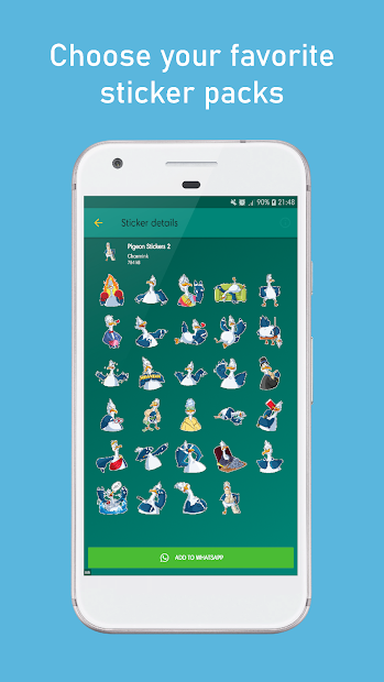 Screenshot 5 Pigeon Stickers WAStickerApps android