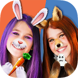 Pet Animal Party Playtime - selfie lens camera icon
