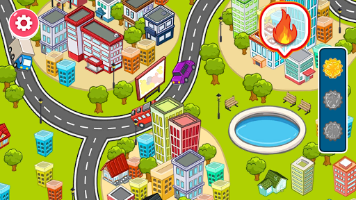 Childrens Fire Truck Game - F Screen 2