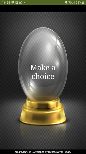 Android application Magic Ball screenshort