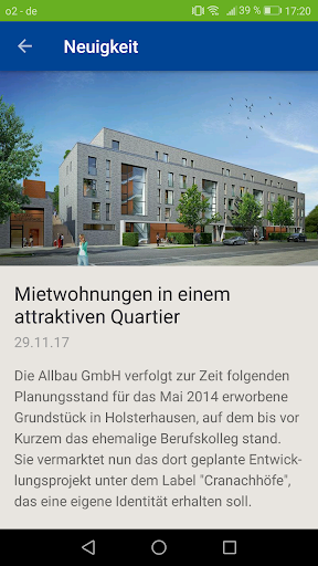 MeinAllbau Screen 2