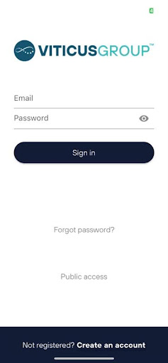 Android application Viticus Group screenshort