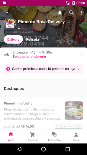 Android application Cozinha Digital Bauru screenshort