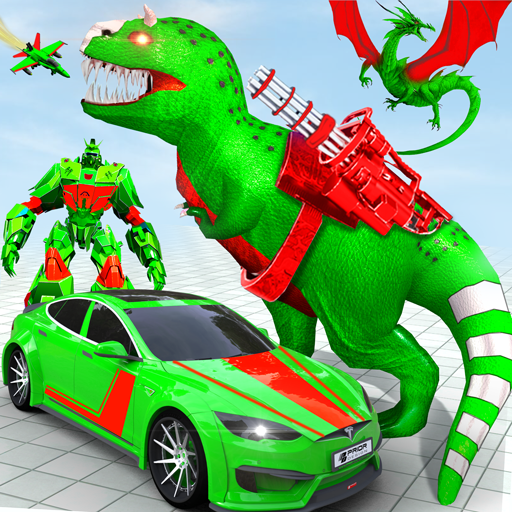 Dino Robot Car Transform Games 2.7 Icon