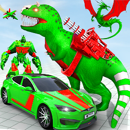 圖示圖片：Dino Robot Car Transform Games